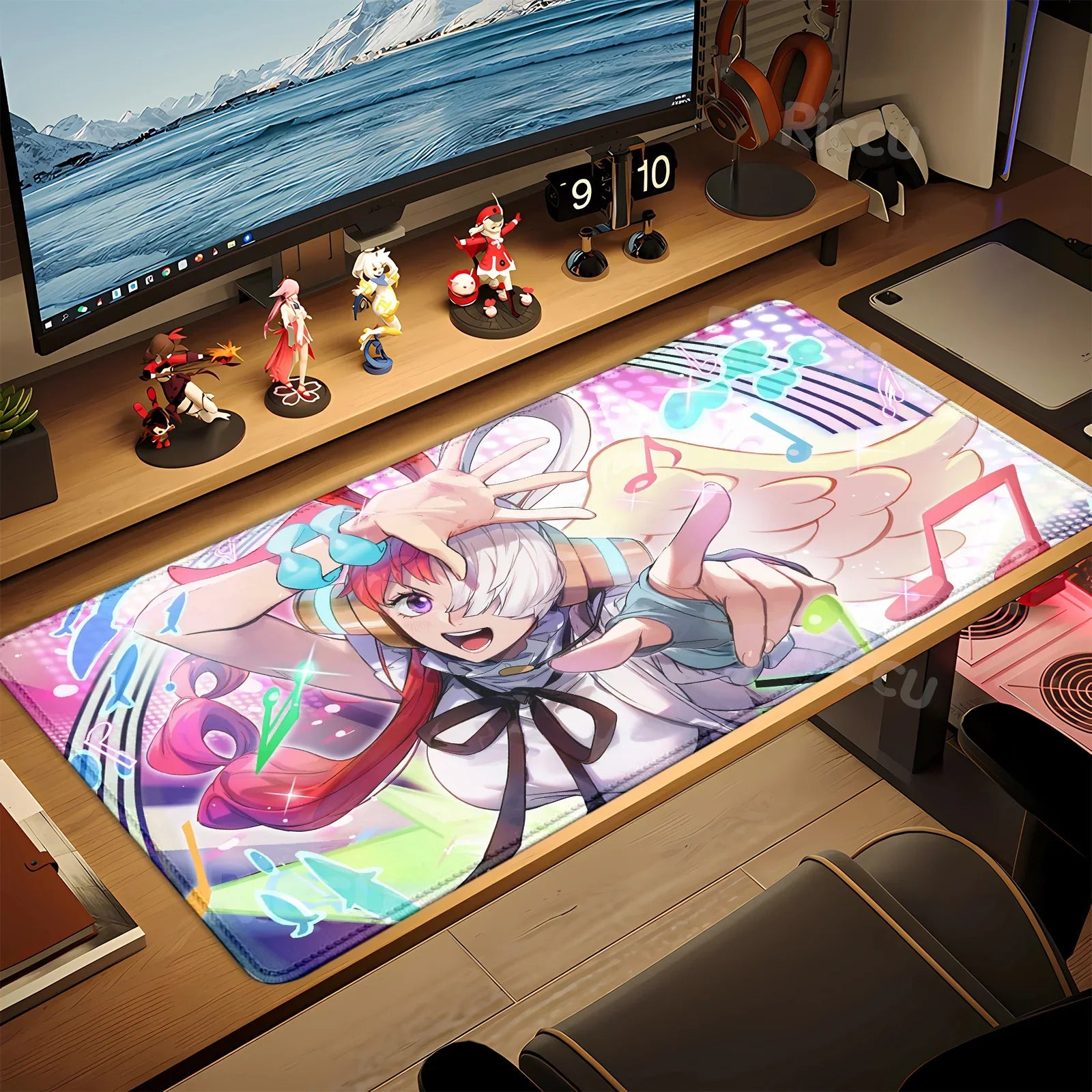 HD peripherals One P-Piece Gaming Mouse Pad Japan Anime Gamer Keyboard PC Mouse Mat Rubber Cartoon Motbook Computer Book cushion