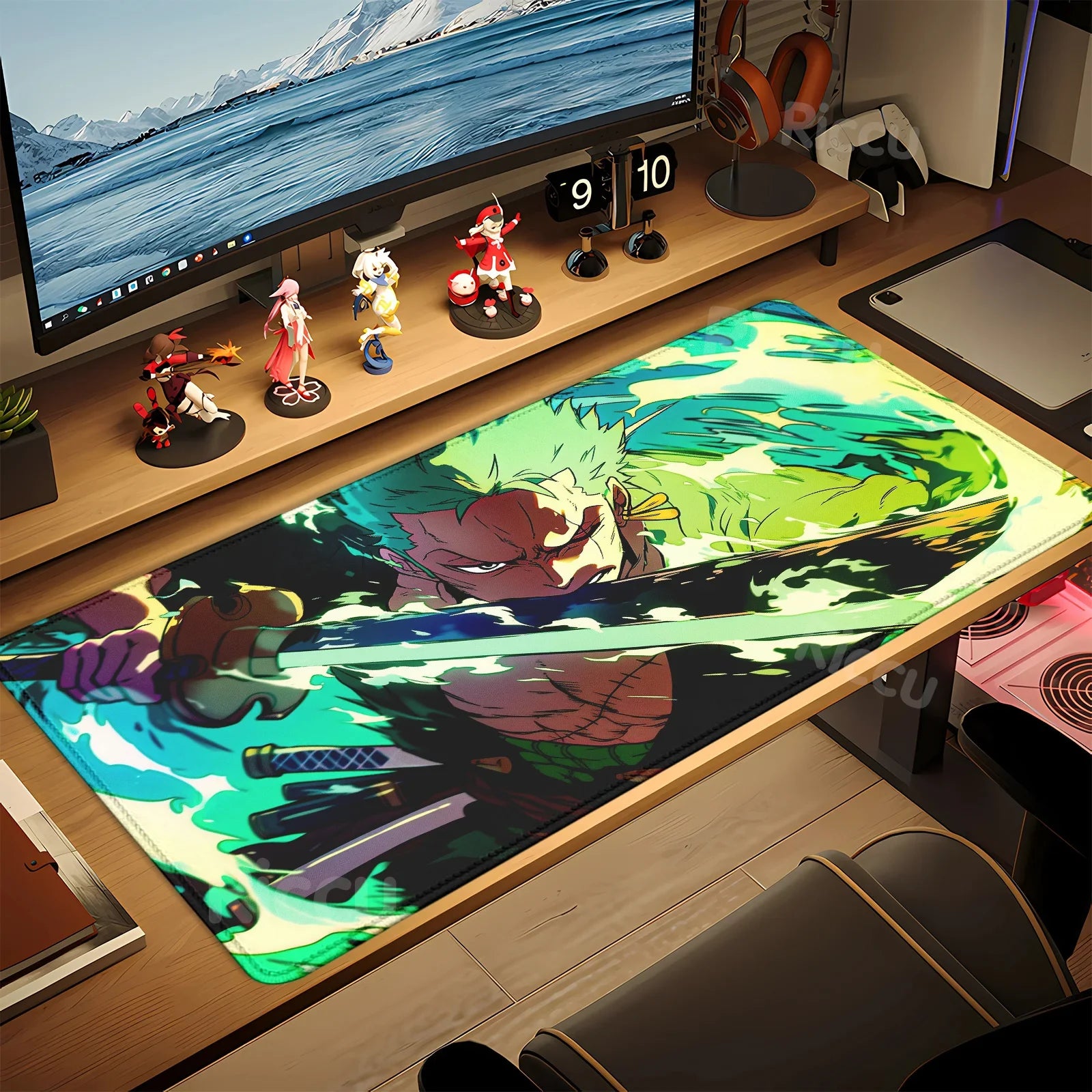HD peripherals One P-Piece Gaming Mouse Pad Japan Anime Gamer Keyboard PC Mouse Mat Rubber Cartoon Motbook Computer Book cushion