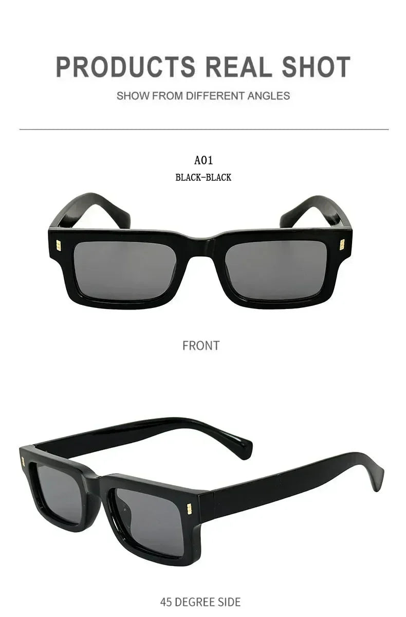 Gafas De Sol De Moda Para Hombre Lentes Vintage Retro Cuadradas Para Mujer Gafas De Sol Trendy Y A La Moda Gafas De Sol Hombre Zonnebril