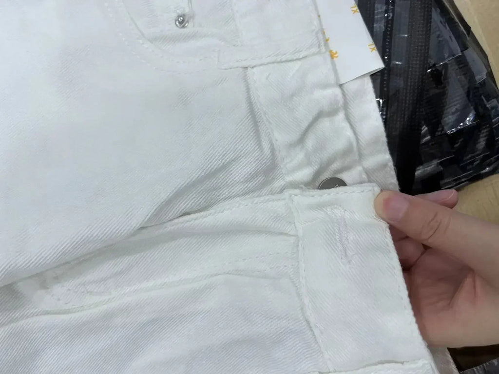 Pantalones cortos de mezclilla coreanos para mujer, moda de verano, casual, cintura alta, jeans rotos, bolsillos con flecos, pantalones Y2K, ropa de calle azul