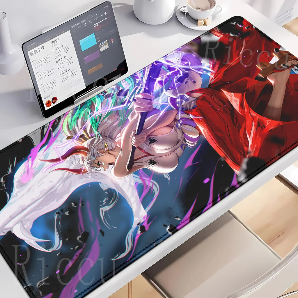 HD peripherals One P-Piece Gaming Mouse Pad Japan Anime Gamer Keyboard PC Mouse Mat Rubber Cartoon Motbook Computer Book cushion