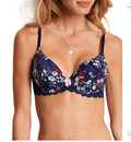 Sostén Kati Contour Demi de Adore Me para mujer - Azul floral, 34C