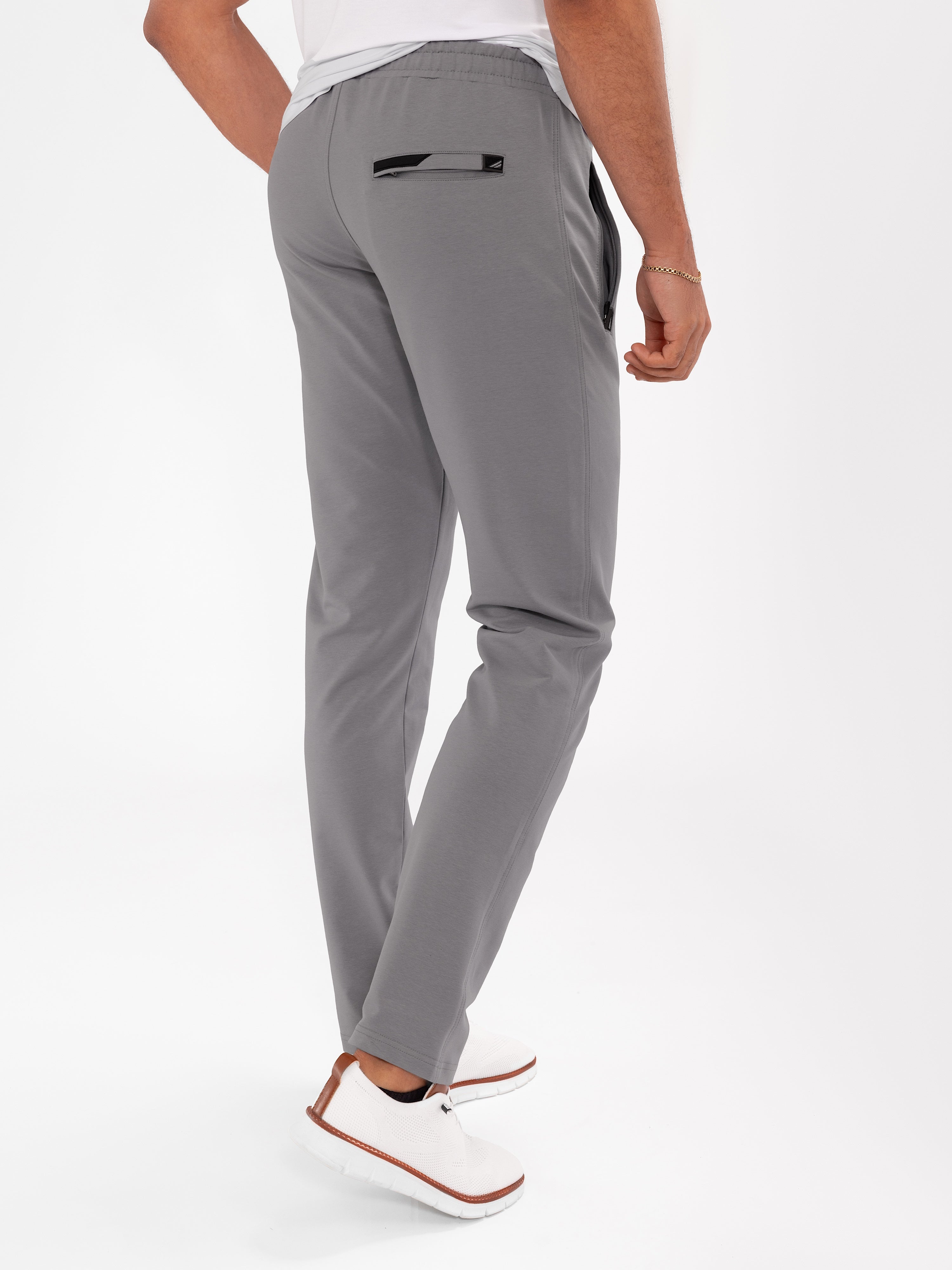 Pantalones de chándal deportivos cómodos para todo el día - Con forma cónica (Talla alta)