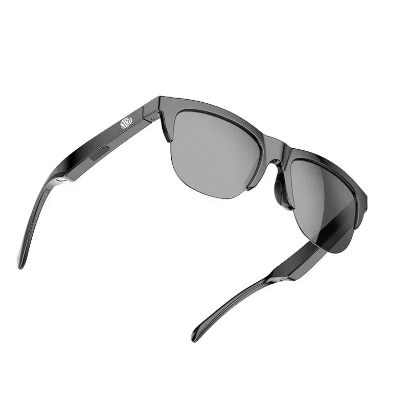 Gafas Bluetooth Inteligentes Auriculares Inalámbricos Auriculares Táctiles Conducción Ósea Música Auriculares Inalámbricos Gafas de Sol Resistentes a los Rayos UV