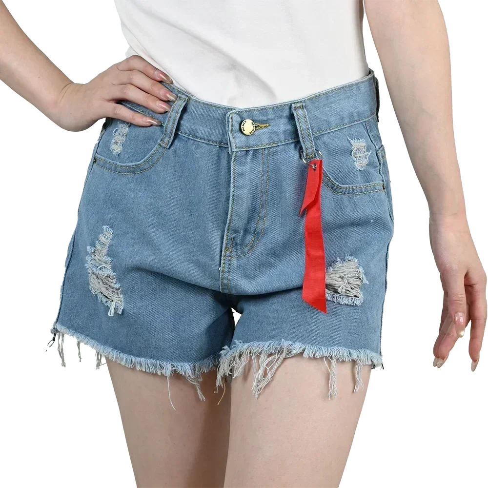 3 shorts vaqueros de mujer de cintura alta 2025 de verano, pantalones cortos negros, azules y blancos, pantalones vaqueros rotos para mujer, pantalones cortos, ropa de calle