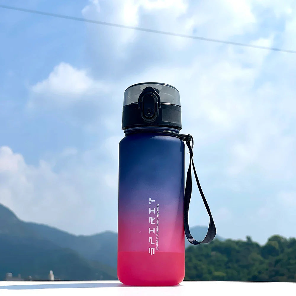 Large Capacity Motivational Sports Water Bottle | Leak Proof Reusable Cup for Gym Outdoor Travel