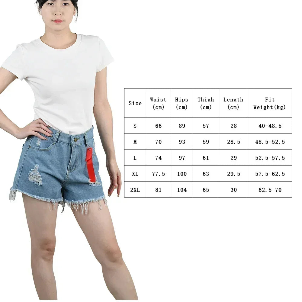 3 shorts vaqueros de mujer de cintura alta 2025 de verano, pantalones cortos negros, azules y blancos, pantalones vaqueros rotos para mujer, pantalones cortos, ropa de calle