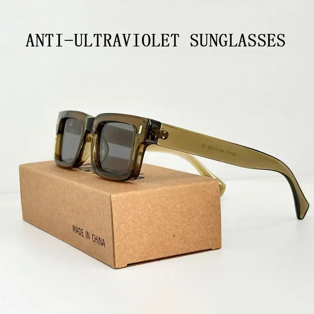 Gafas De Sol De Moda Para Hombre Lentes Vintage Retro Cuadradas Para Mujer Gafas De Sol Trendy Y A La Moda Gafas De Sol Hombre Zonnebril