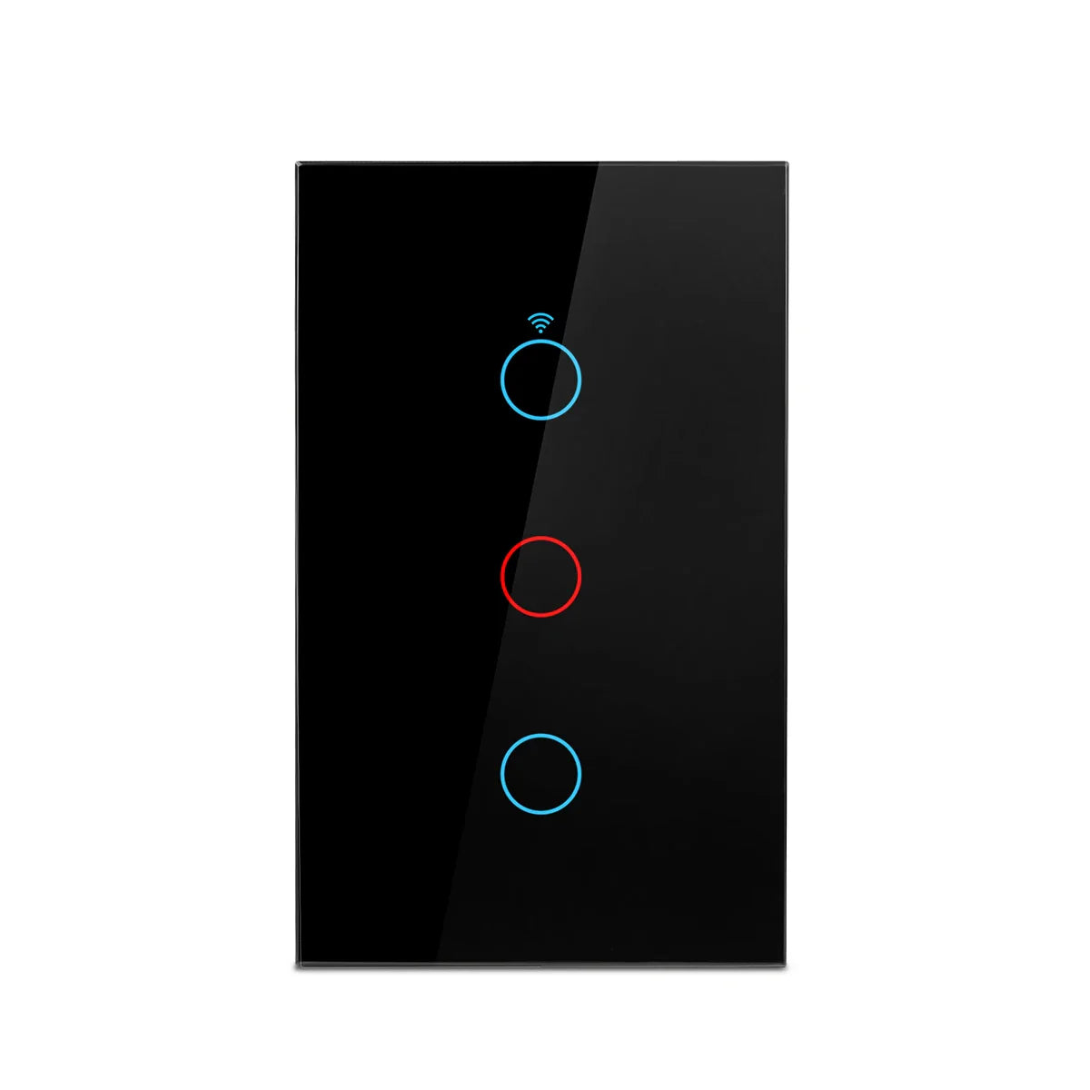 Tuya Smart Switches US Neutral Wire/No Neutral Wire Required 1/2/3/4 Gang Light WiFi Touch Switch Work with Alexa Google Home