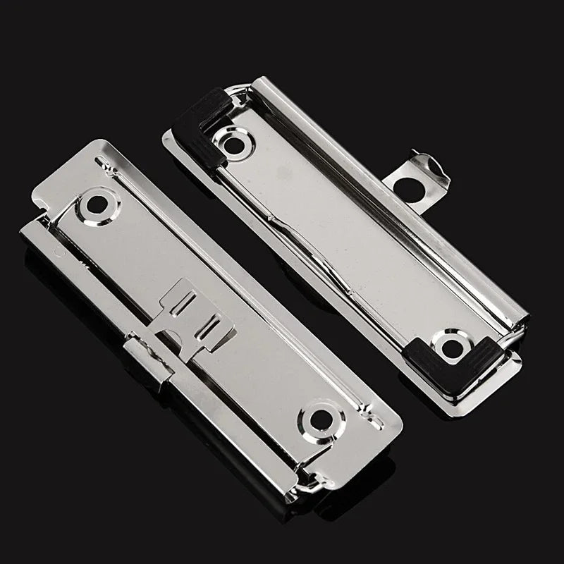 2 clips metálicos para portapapeles, clips para carpetas, clips para archivadores con tornillos, organizador de almacenamiento de papel, material escolar, papelería de oficina