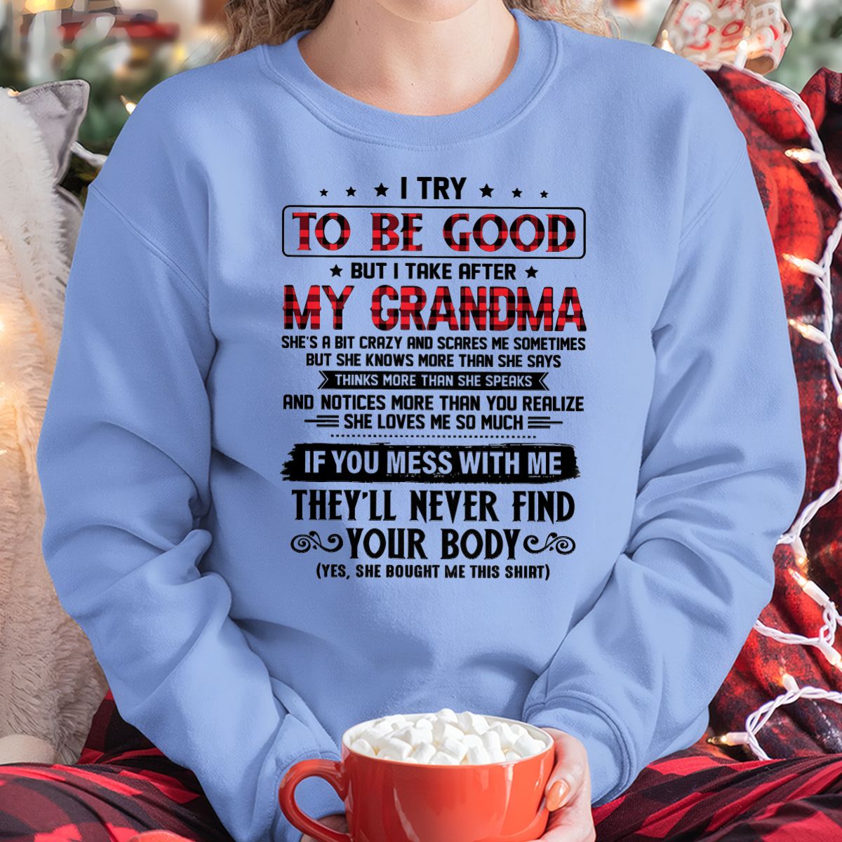 INTENTO SER BUENA PERO ME PAREZCO A MI ABUELA - De la abuela para la nieta - NGHL00 (SKU07-102-00)