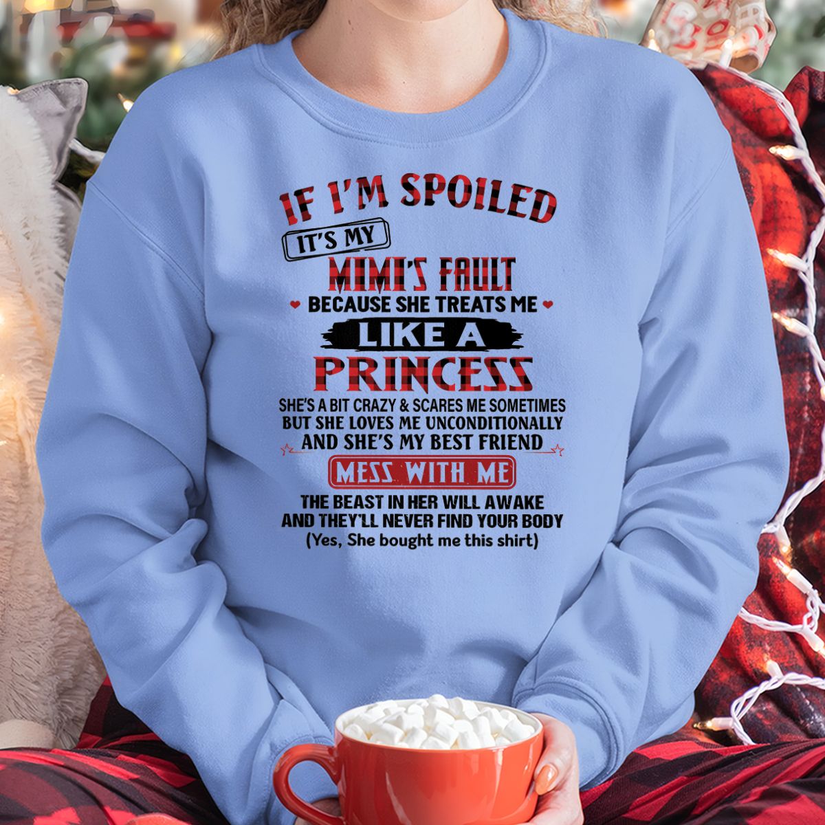 SI SOY MIMADA ES CULPA DE MI MIMI ♥ PORQUE ELLA ME TRATA ♥ COMO UNA PRINCESA - De Abuela para nieta - NGHL00