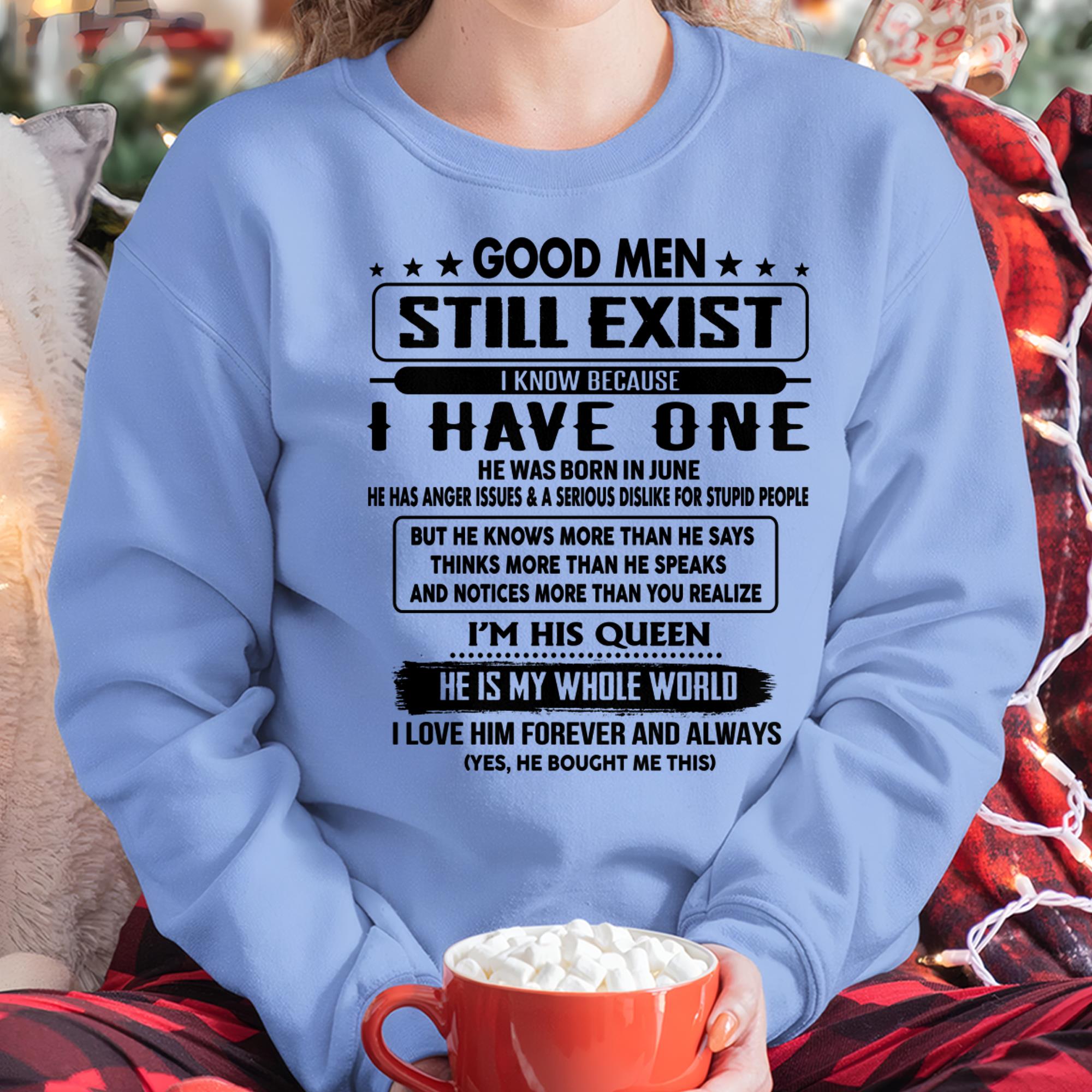 Junio - Los Hombres Buenos Aún Existen - regalo para tu novia, esposa de parte de tu esposo - NGHL06 (SKU-GM-06)