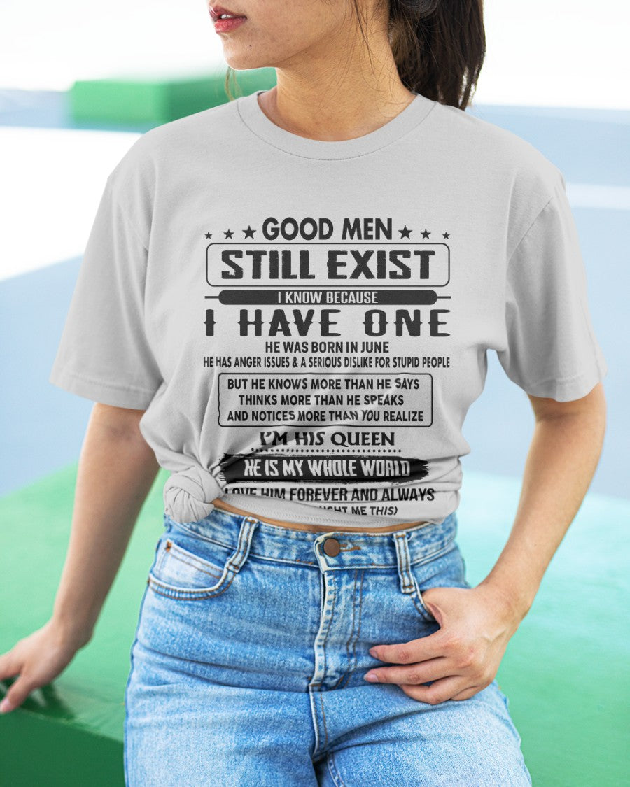 Junio - Los hombres buenos aún existen - regalo para tu novia, esposa de parte de tu esposo - NGHL06 (SKU-GM-06)