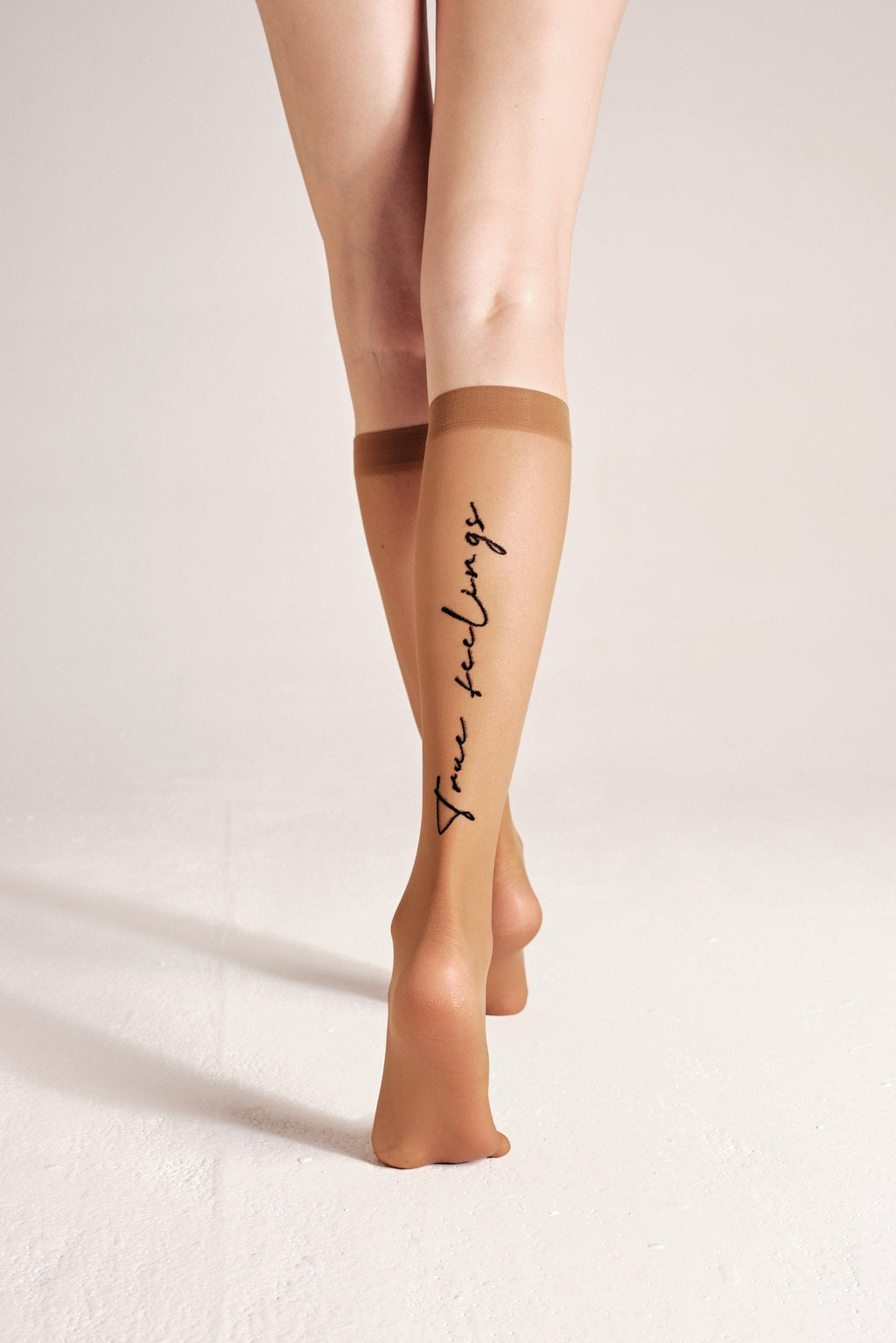 Medias altas de fantasía Conte True Love - Banda elástica y diseño estampado