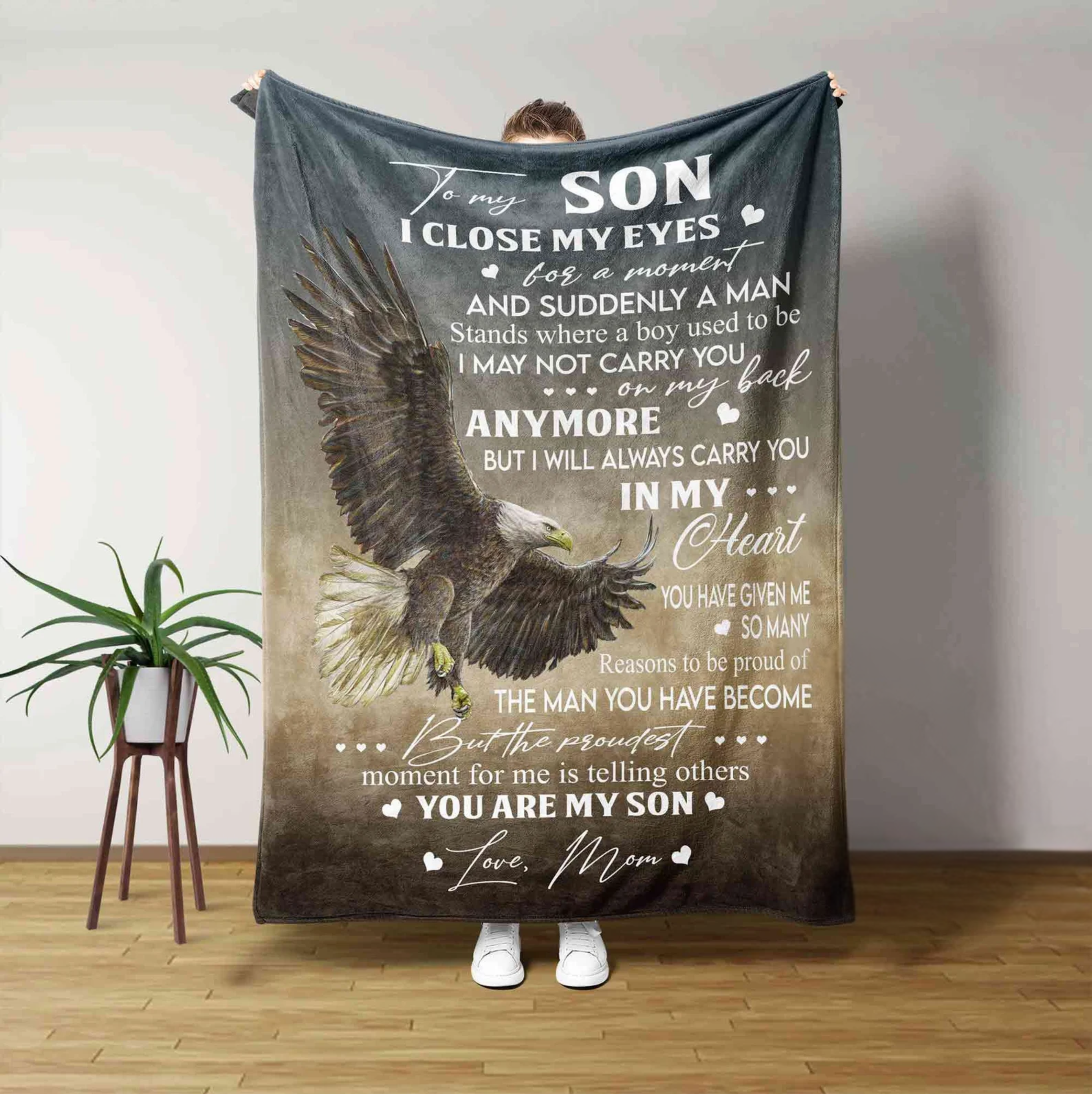 Special Gift For Your Son Blanket - From Mom