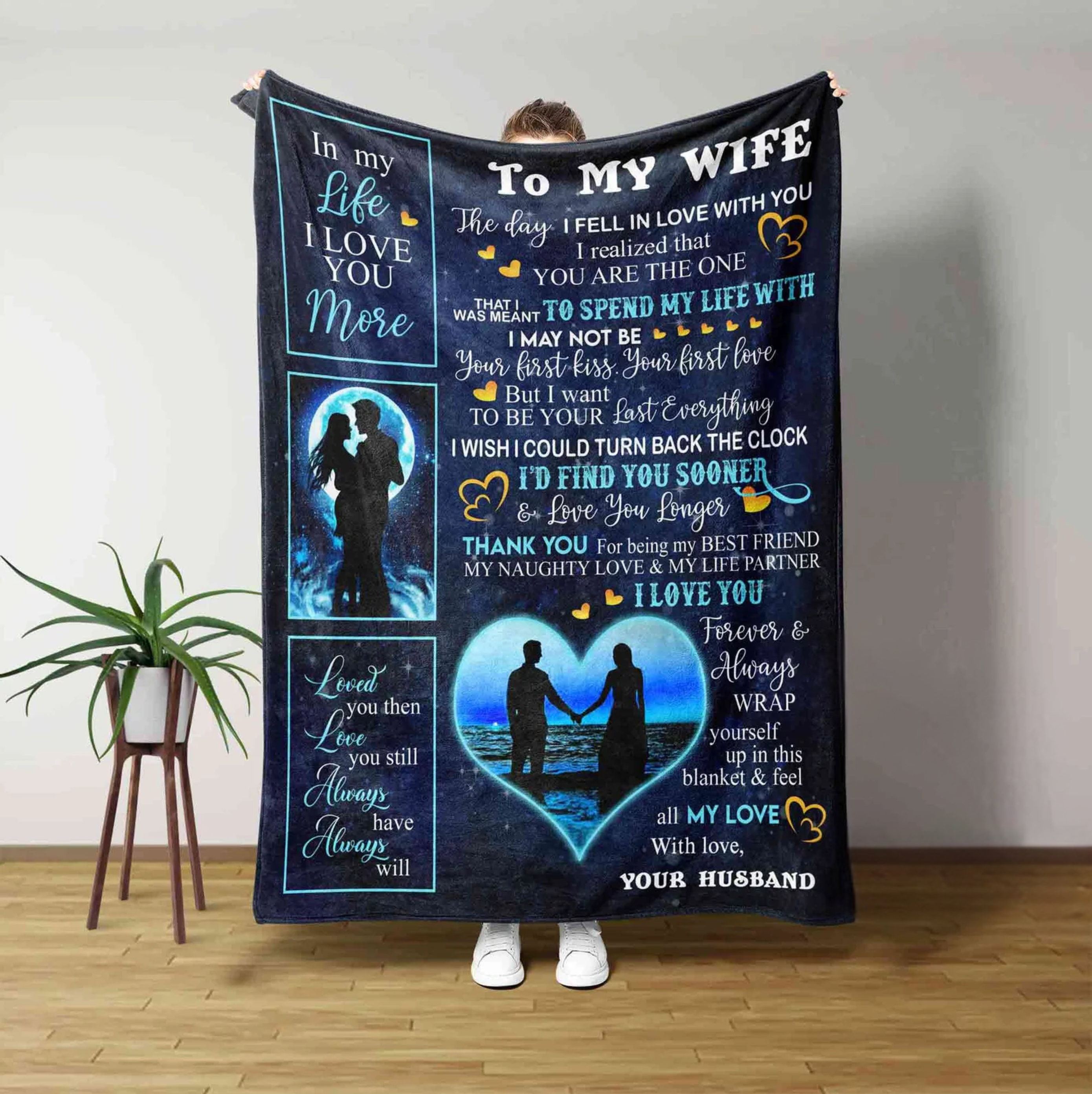 Manta Regalo Especial Para Esposa - De Parte del Esposo (SKU2602-158)