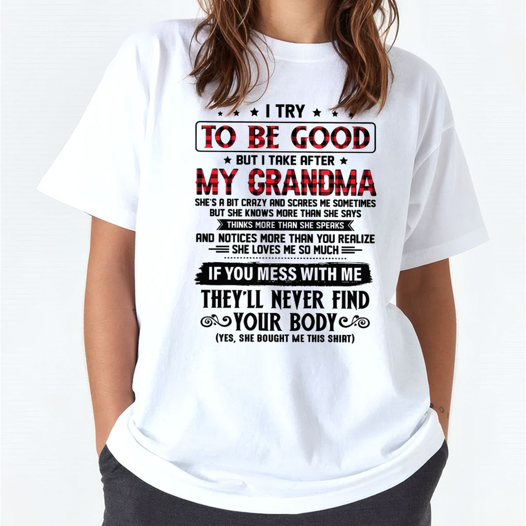 INTENTO SER BUENA PERO ME PAREZCO A MI ABUELA - De la abuela para la nieta - NGHL00 (SKU07-102-00)