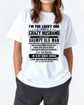 I am Lucky One I Have A Crazy Husband - Gift for Wife From Husband - NGHL00 (SKUT-LUCKYONE-00)