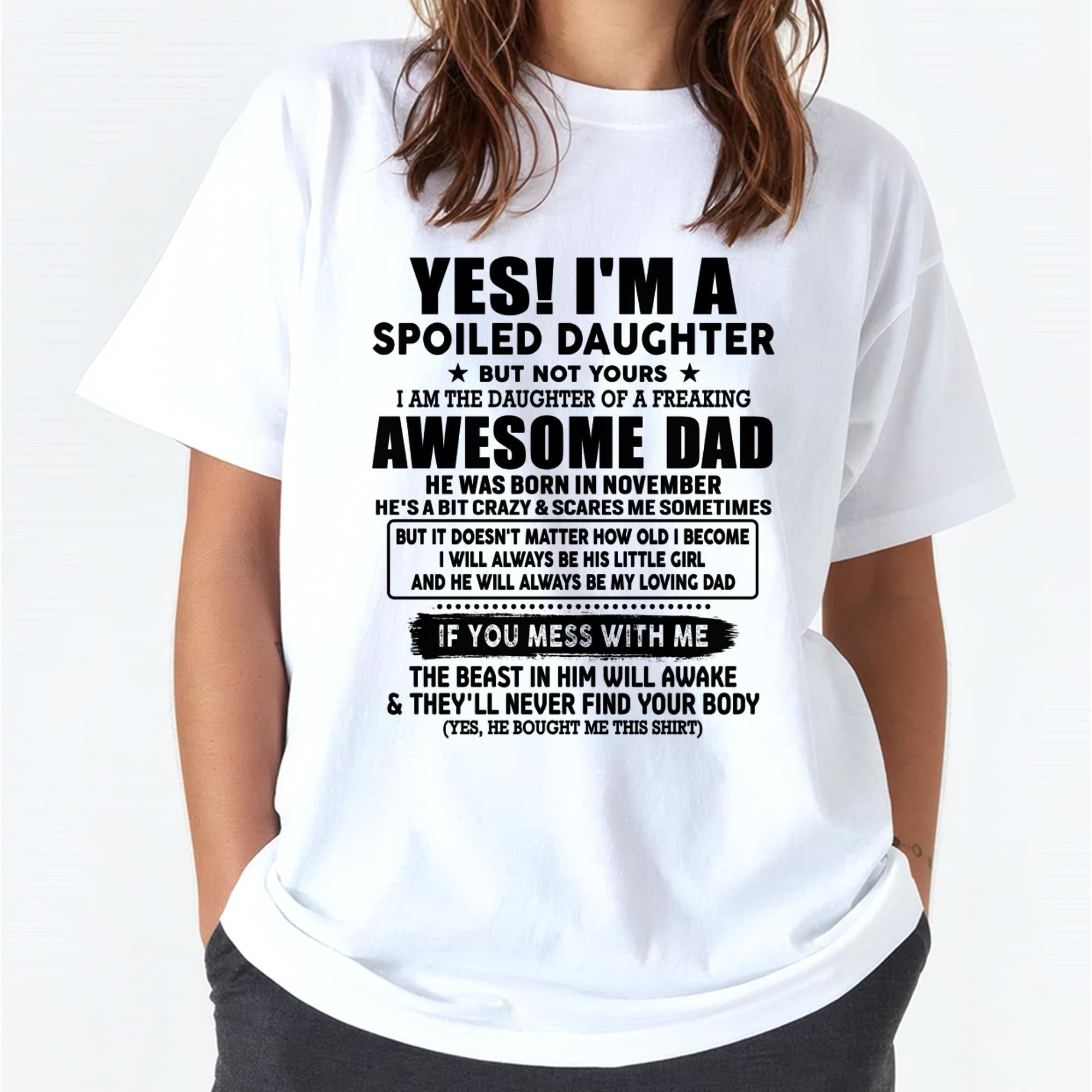 Noviembre - Soy una hija mimada - Regalo para hija de papá - NGHL11 (SKU-TDD1206-11)