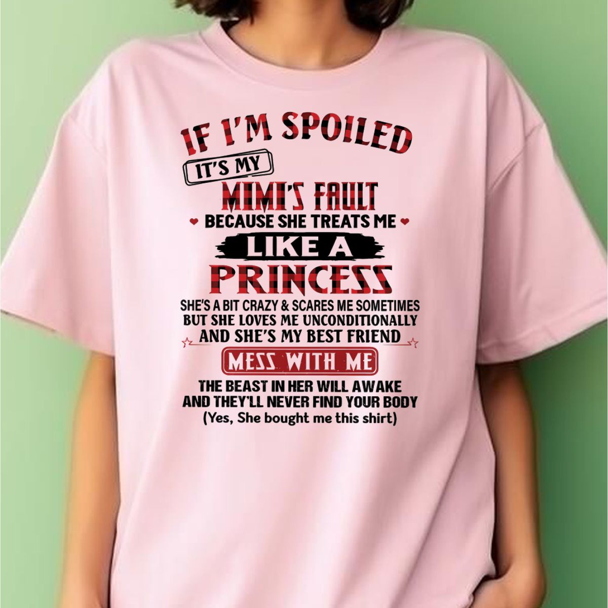 SI SOY MIMADA ES CULPA DE MI MIMI ♥ PORQUE ELLA ME TRATA ♥ COMO UNA PRINCESA - De Abuela para nieta - NGHL00