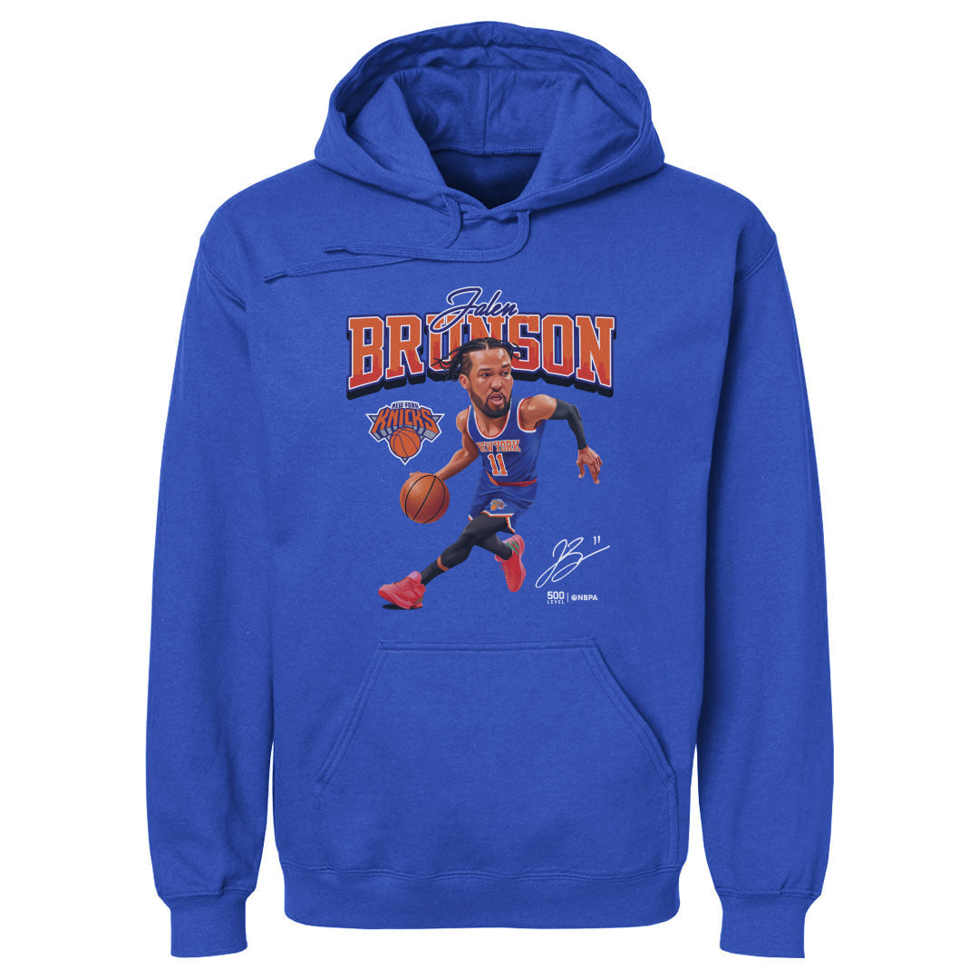 Jalen Brunson New York Knicks Caricature WHT