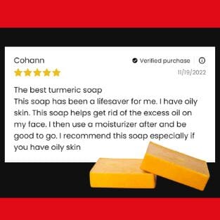 Turmeric Face Bar for Dark Spots & Uneven Skin