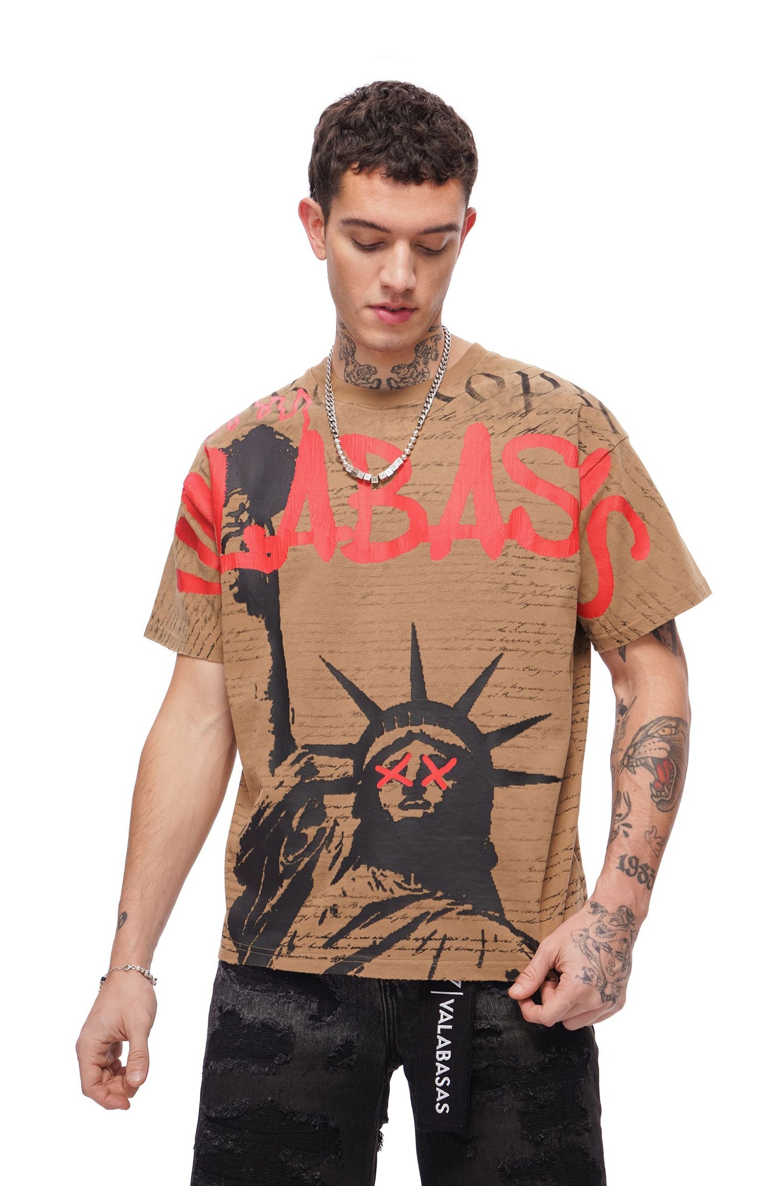 Valabasas Freedom Tee - Khaki
