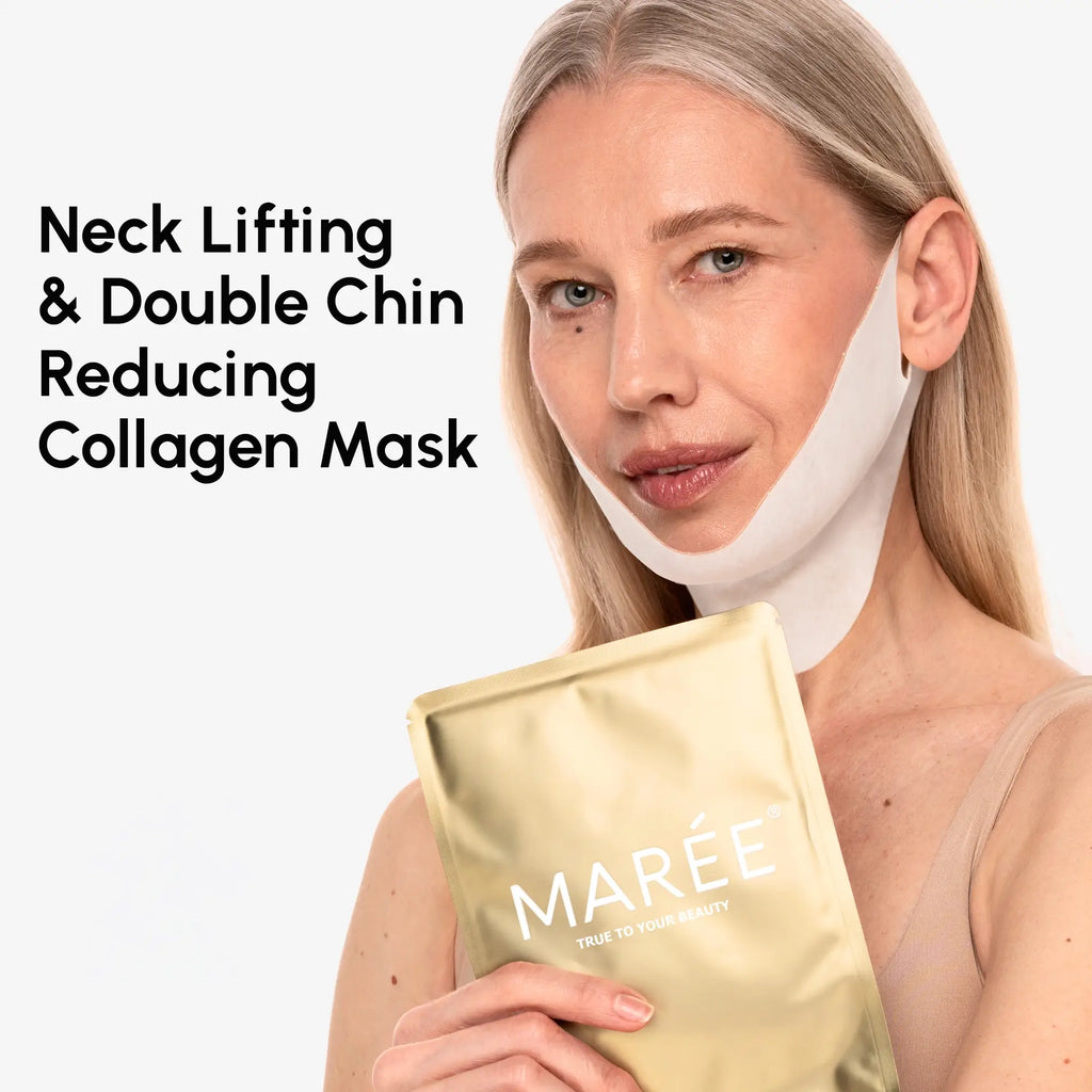 Mascarilla tensora de oro 24K para barbilla y mandíbula