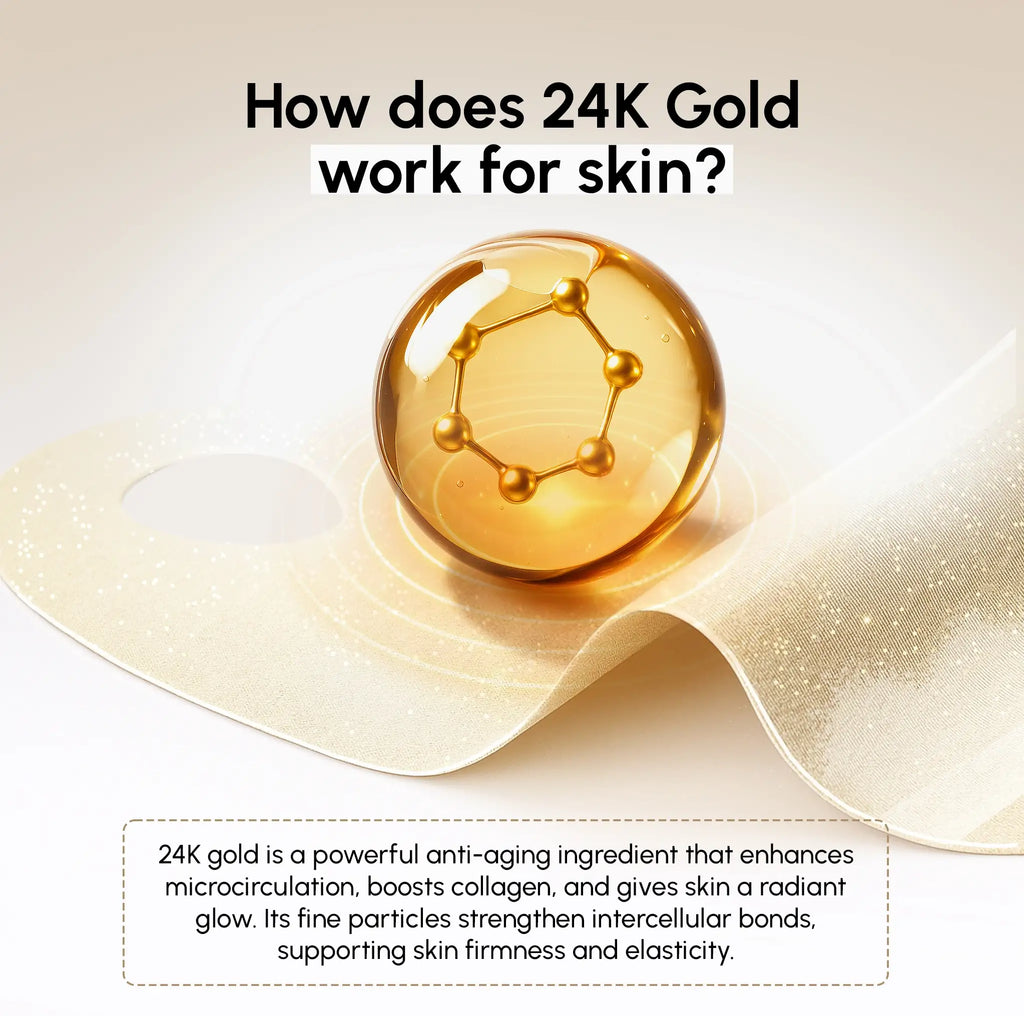 Mascarilla tensora de oro 24K para barbilla y mandíbula