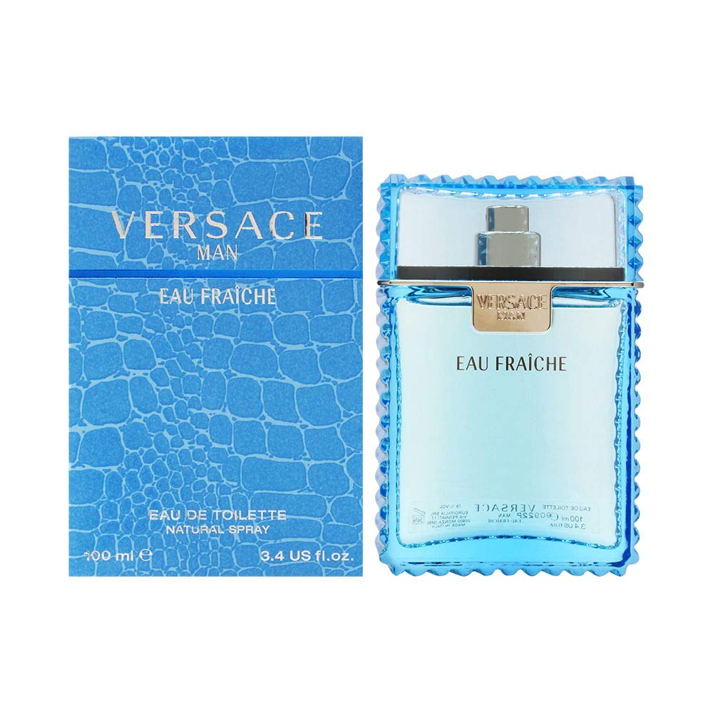 Desodorante en aerosol Versace Man Eau Fraîche para hombre 3.4 oz
