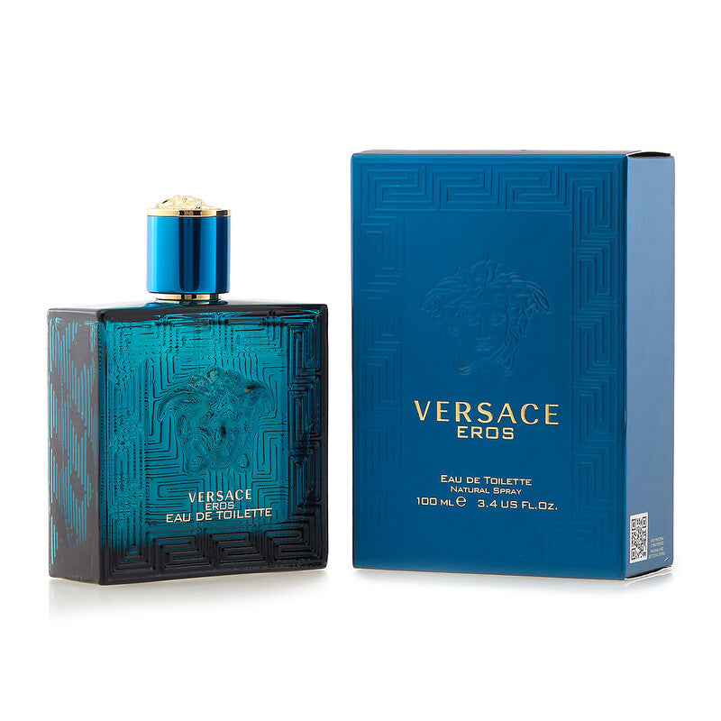 Versace Eros Eau de Toilette Spray for Men 3.4 oz. 100 mL