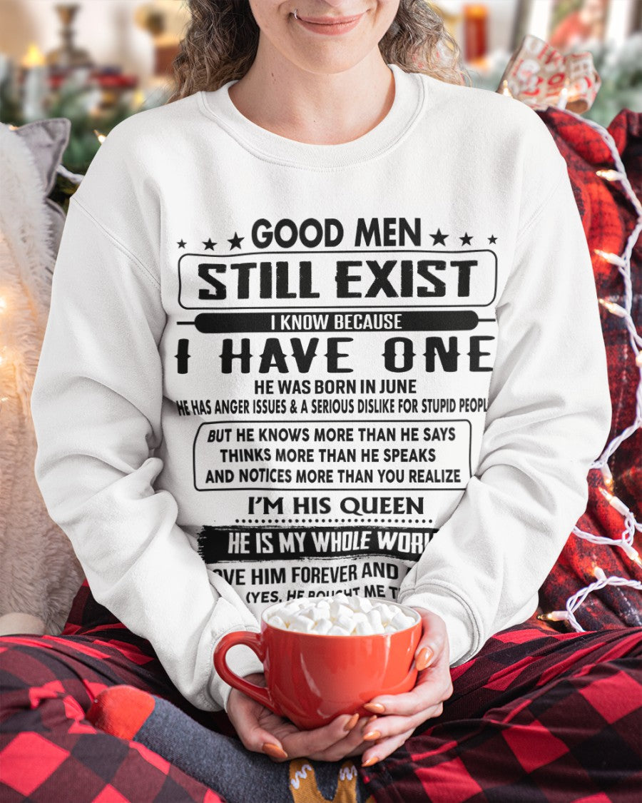 Junio - Los hombres buenos aún existen - regalo para tu novia, esposa de parte de tu esposo - NGHL06 (SKU-GM-06)
