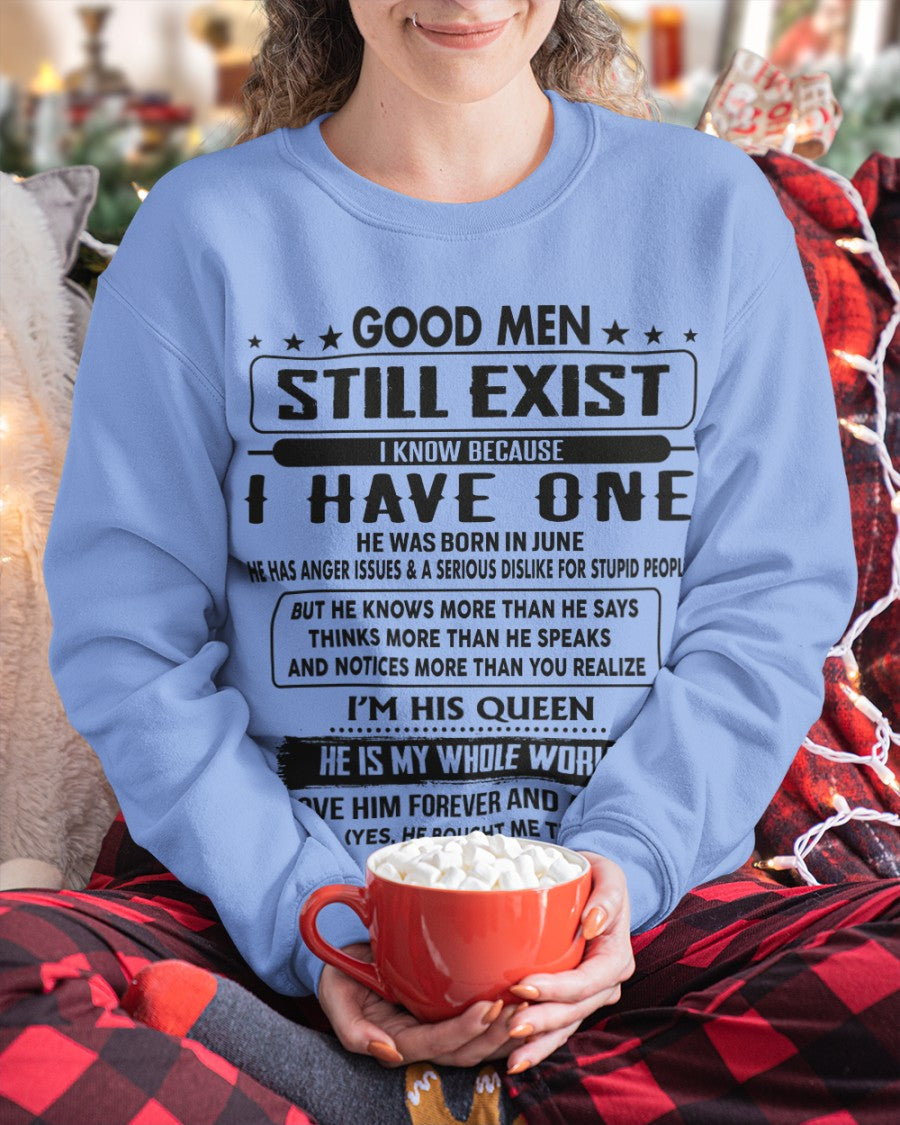 Junio - Los hombres buenos aún existen - regalo para tu novia, esposa de parte de tu esposo - NGHL06 (SKU-GM-06)