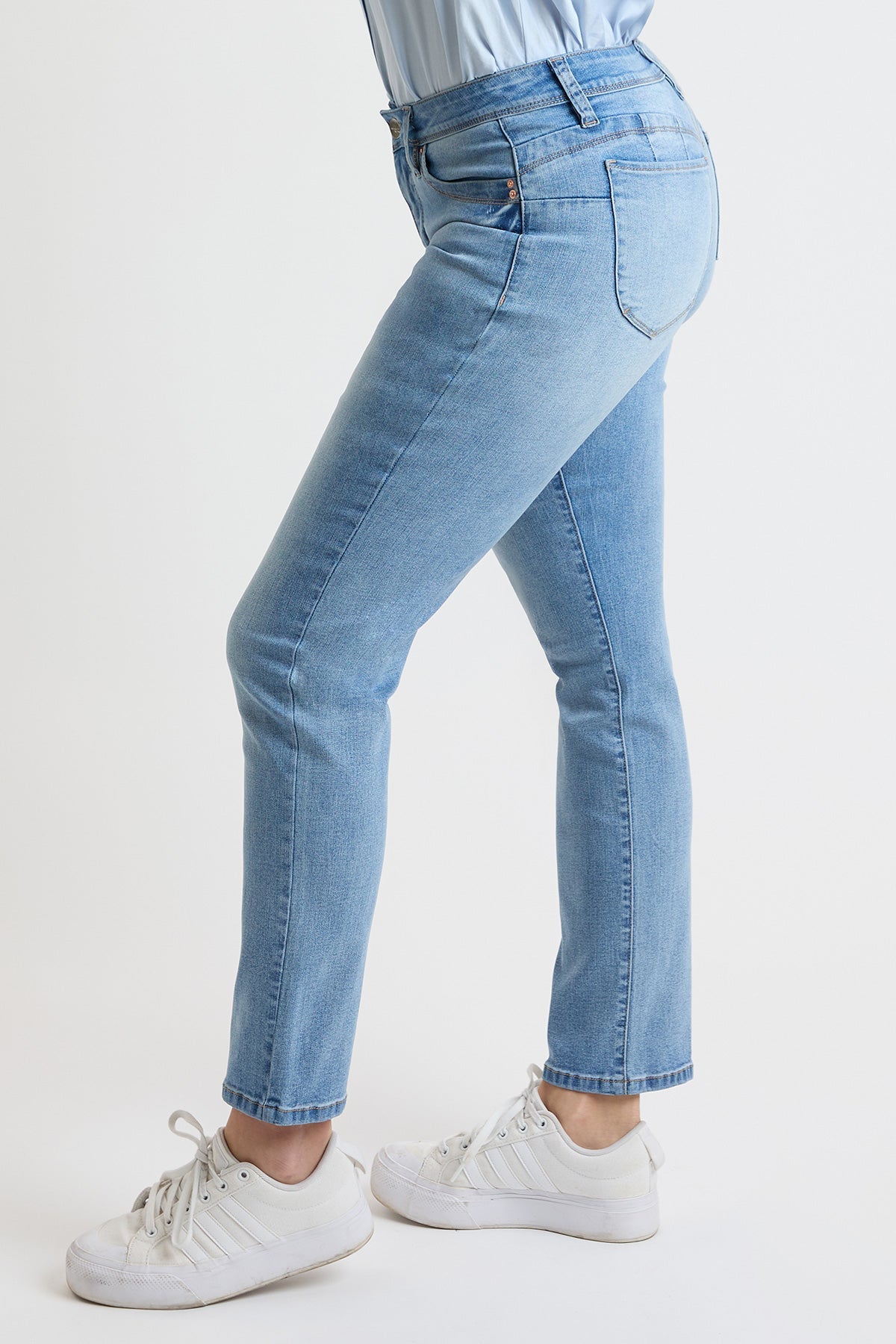 Vaqueros rectos de tiro alto Curve Confidence para mujer