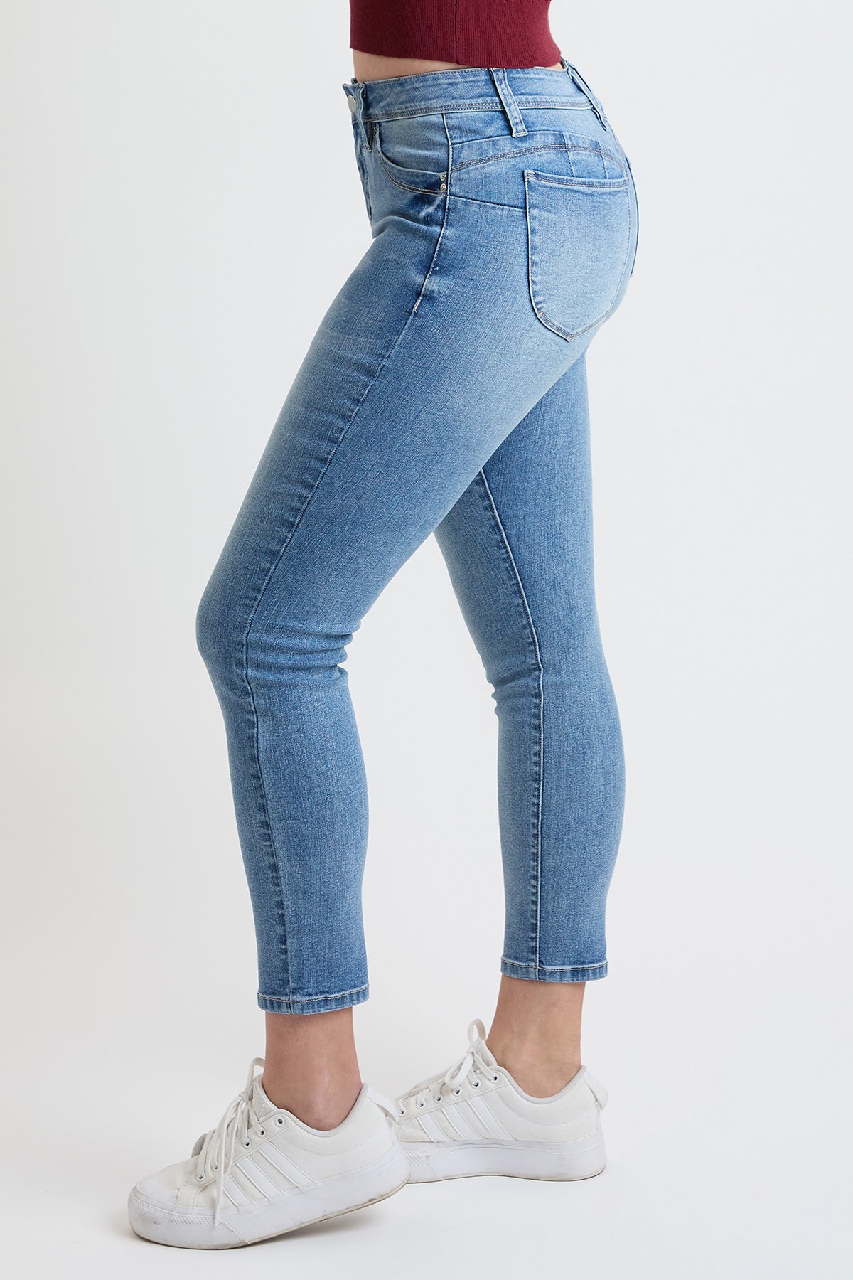 Vaqueros ajustados de tiro alto Curve Confidence para mujer