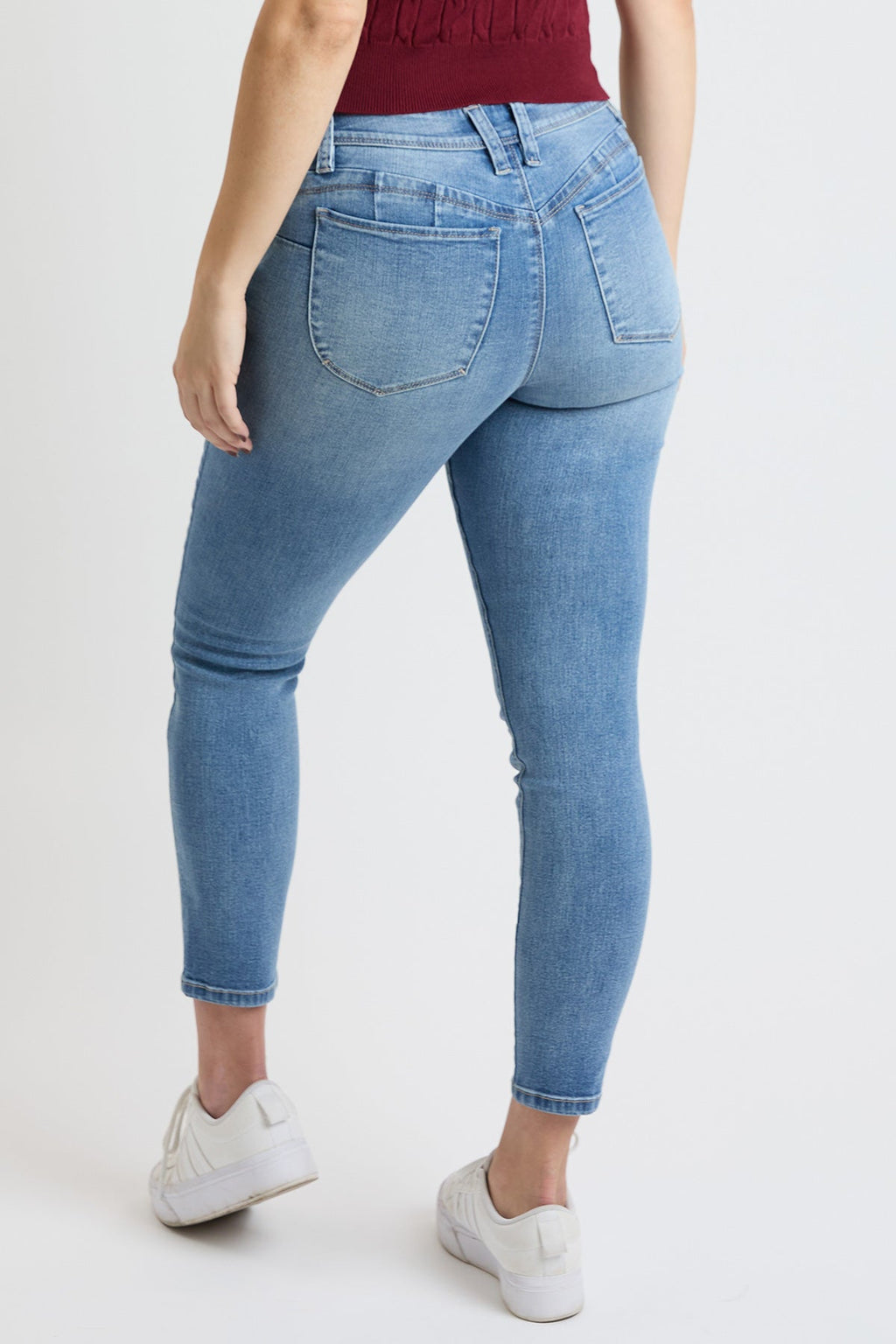 Vaqueros ajustados de tiro alto Curve Confidence para mujer