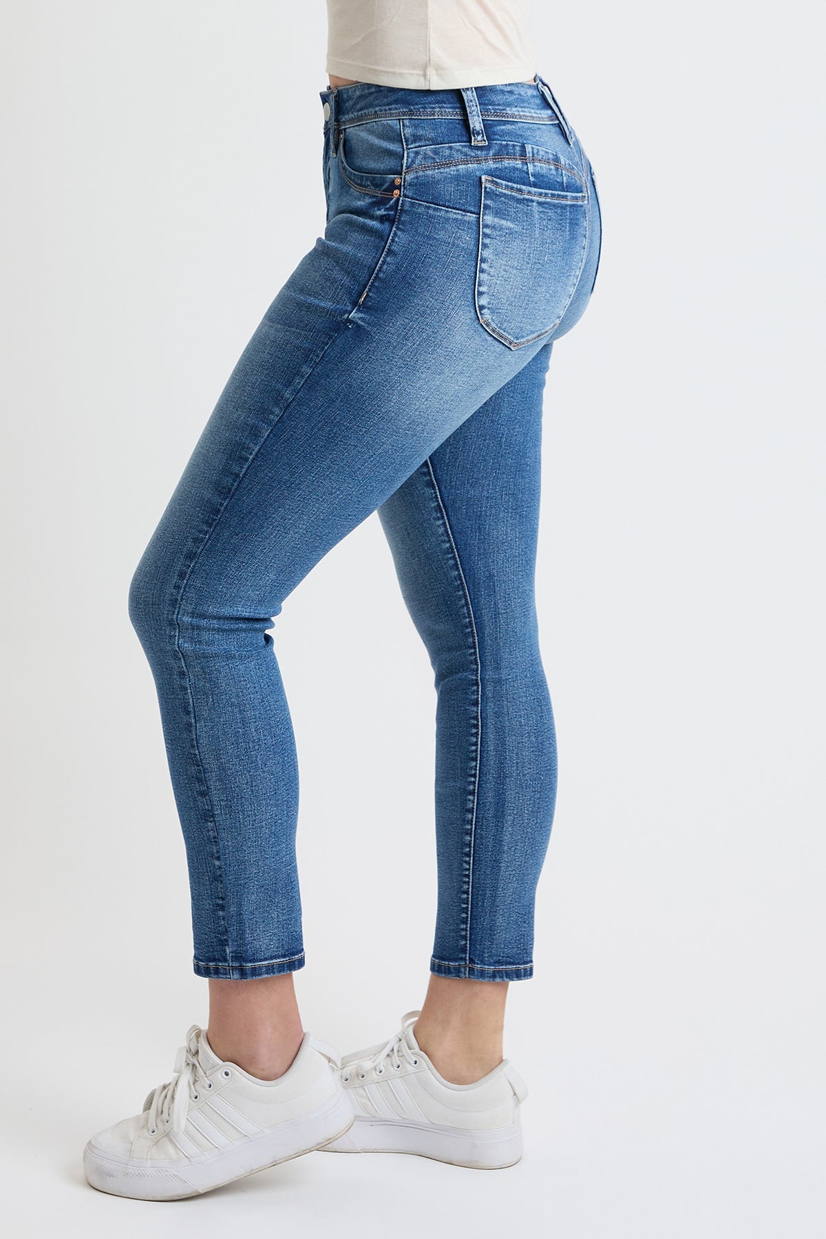 Vaqueros ajustados de tiro alto Curve Confidence para mujer
