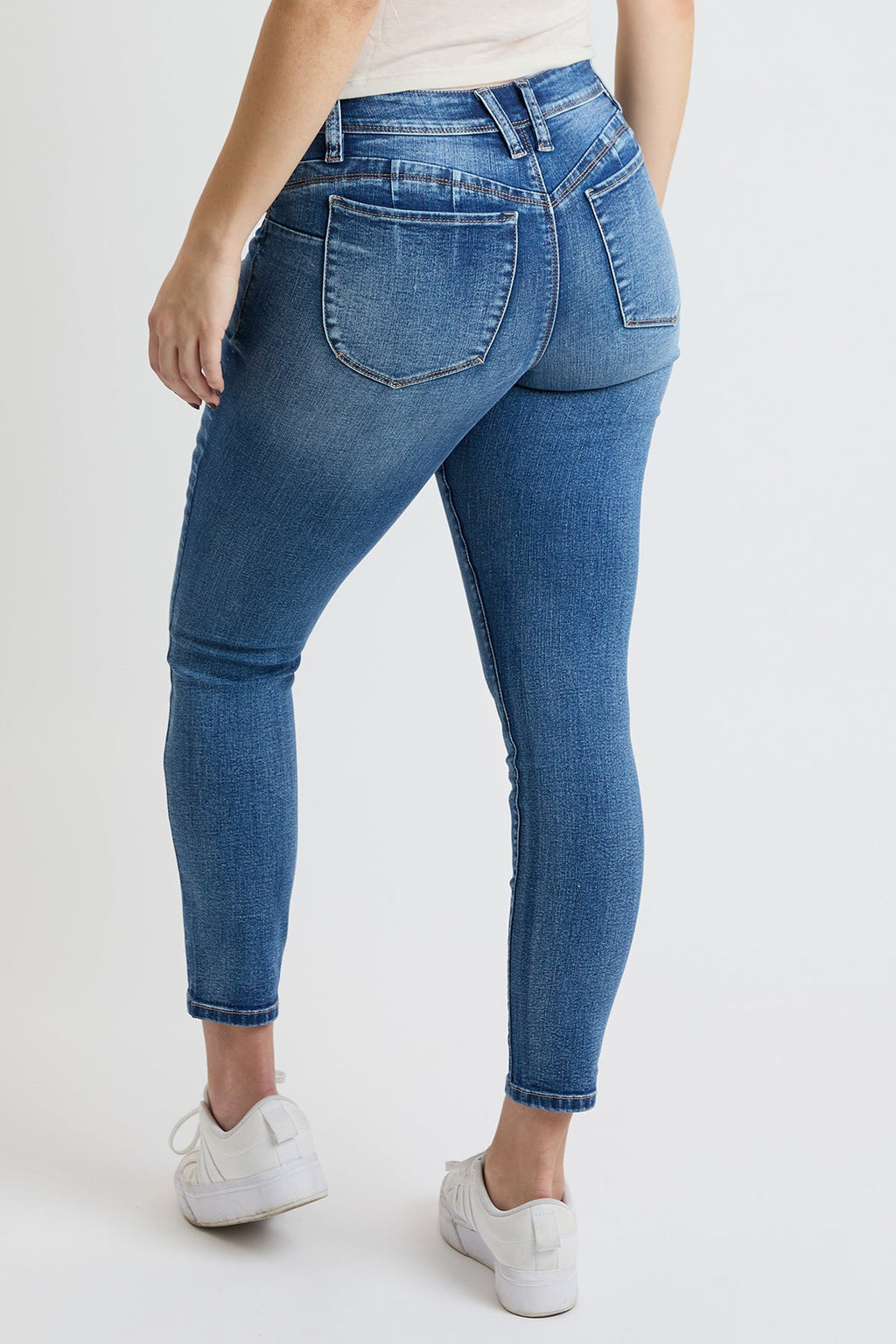 Vaqueros ajustados de tiro alto Curve Confidence para mujer