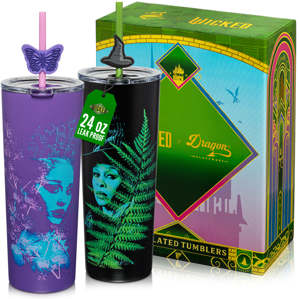 Vasos Wicked For Good - Juego de 2 de 24 oz