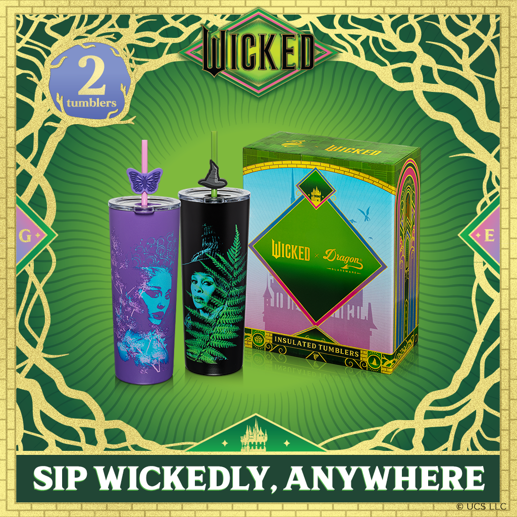 Vasos Wicked For Good - Juego de 2 de 24 oz