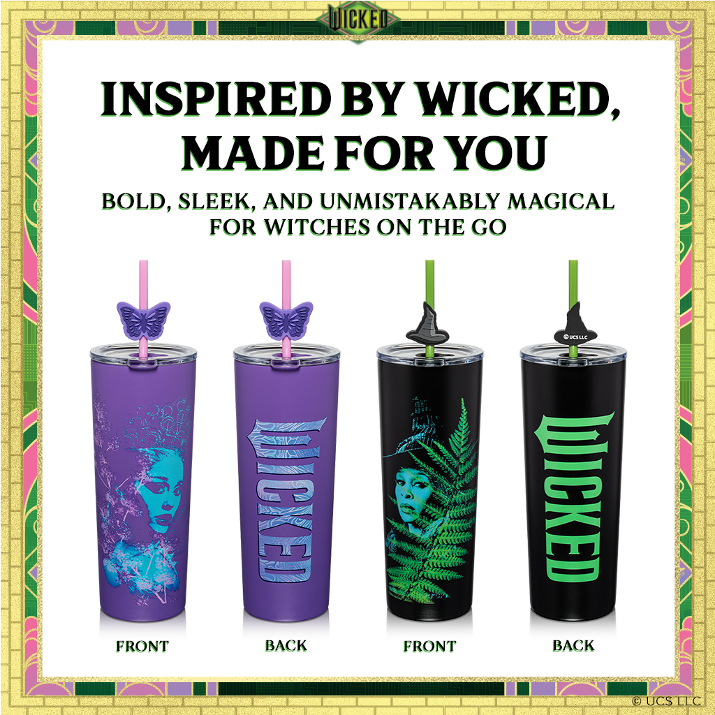 Vasos Wicked For Good - Juego de 2 de 24 oz