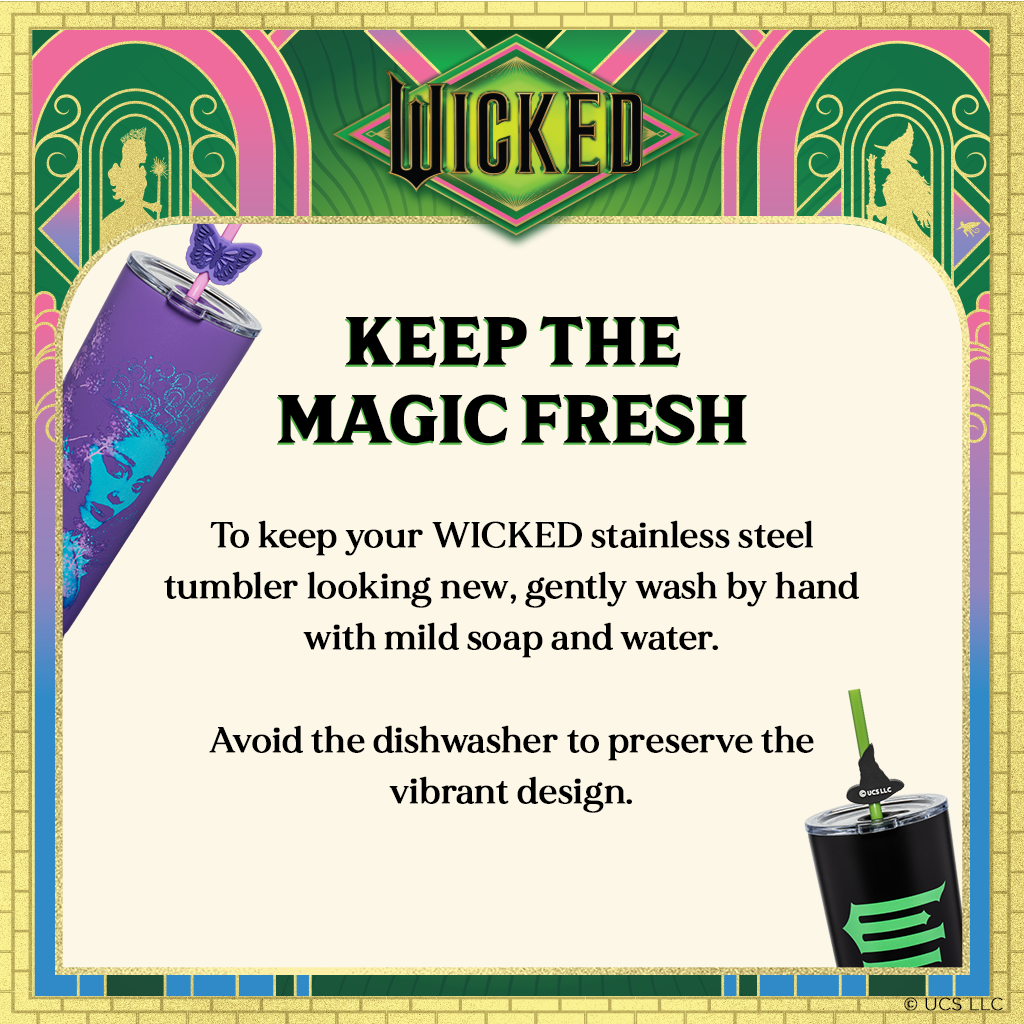 Vasos Wicked For Good - Juego de 2 de 24 oz