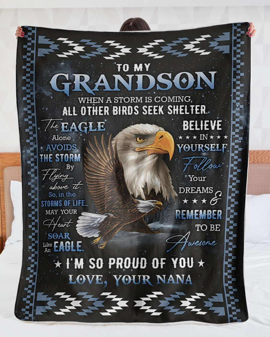 Manta de regalo especial para tu nieto - De parte de la abuela