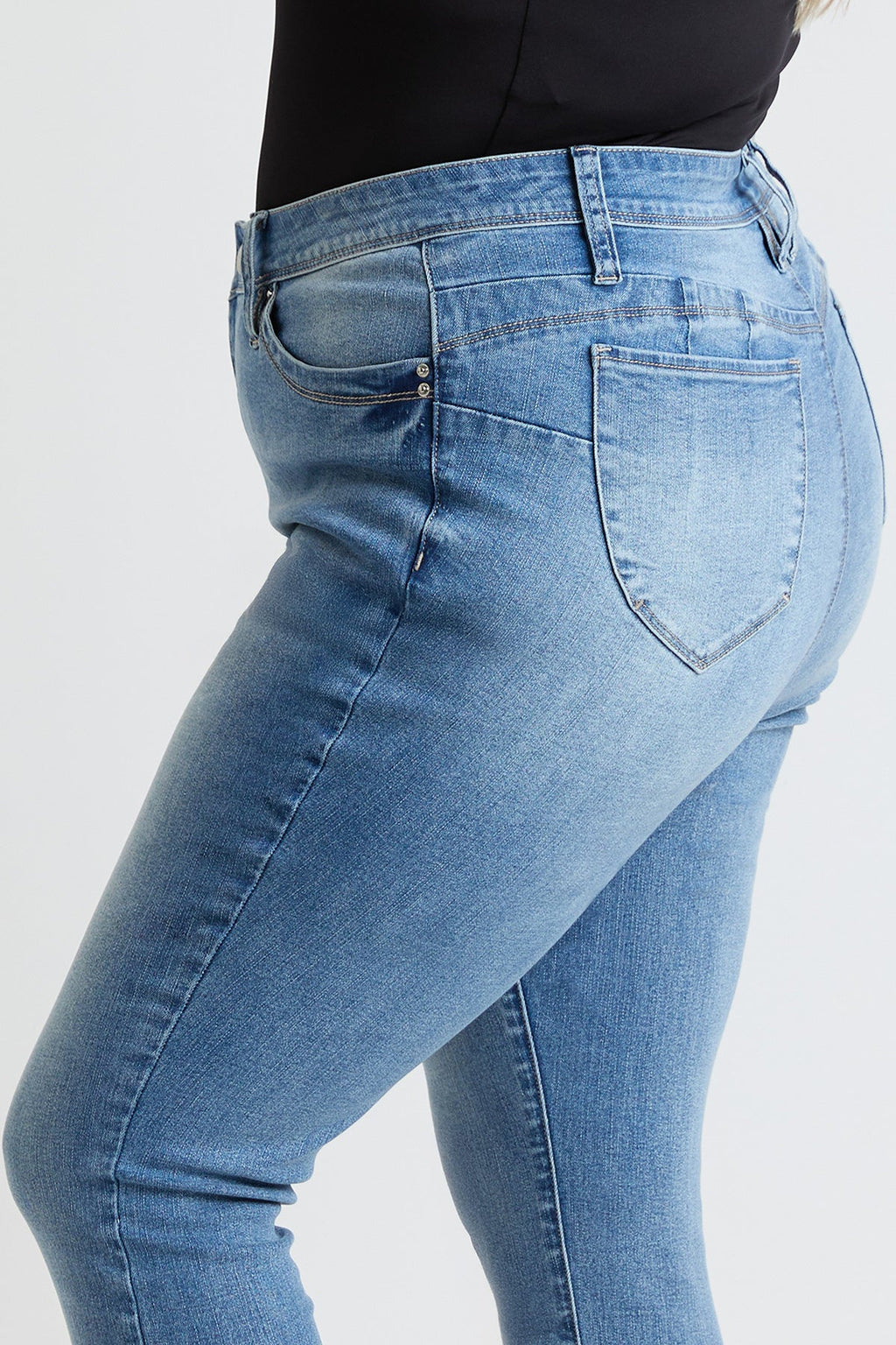 Women's Plus High Rise Curve Confidence  Skinny Jeans