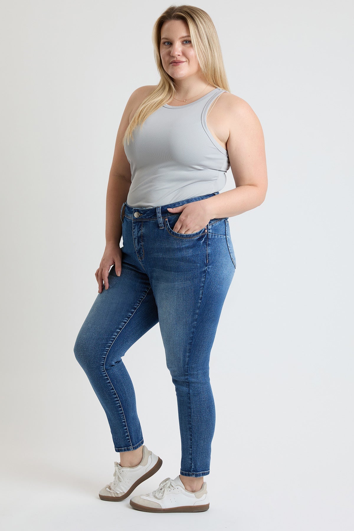 Women's Plus High Rise Curve Confidence  Skinny Jeans