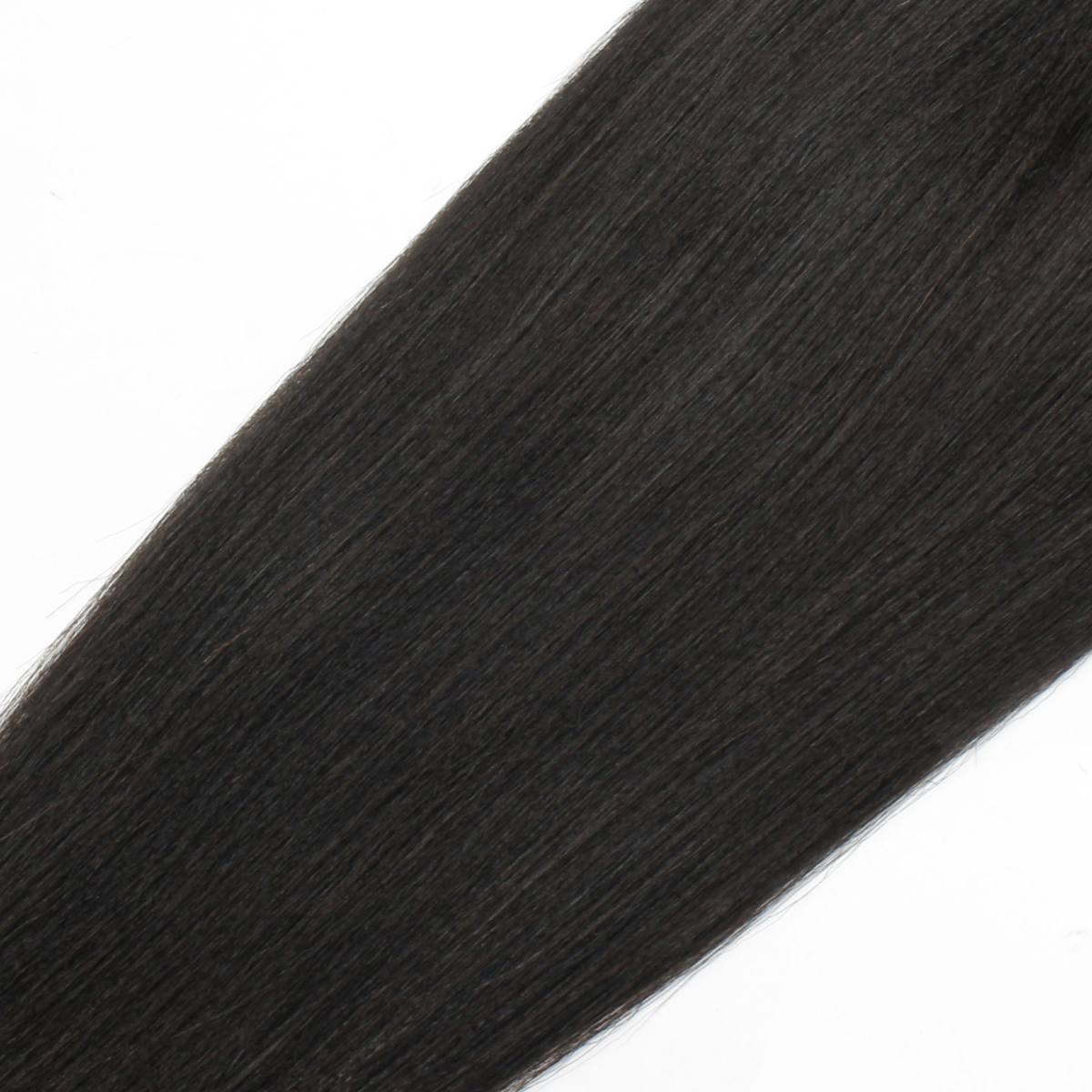 Cierre de cabello humano con encaje HD 5x5 Liso Yaki