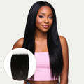 Cierre de cabello humano Yaki Liso 6x6 HD Lace