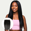 Cierre de cabello humano Yaki Liso 7x7 HD Lace