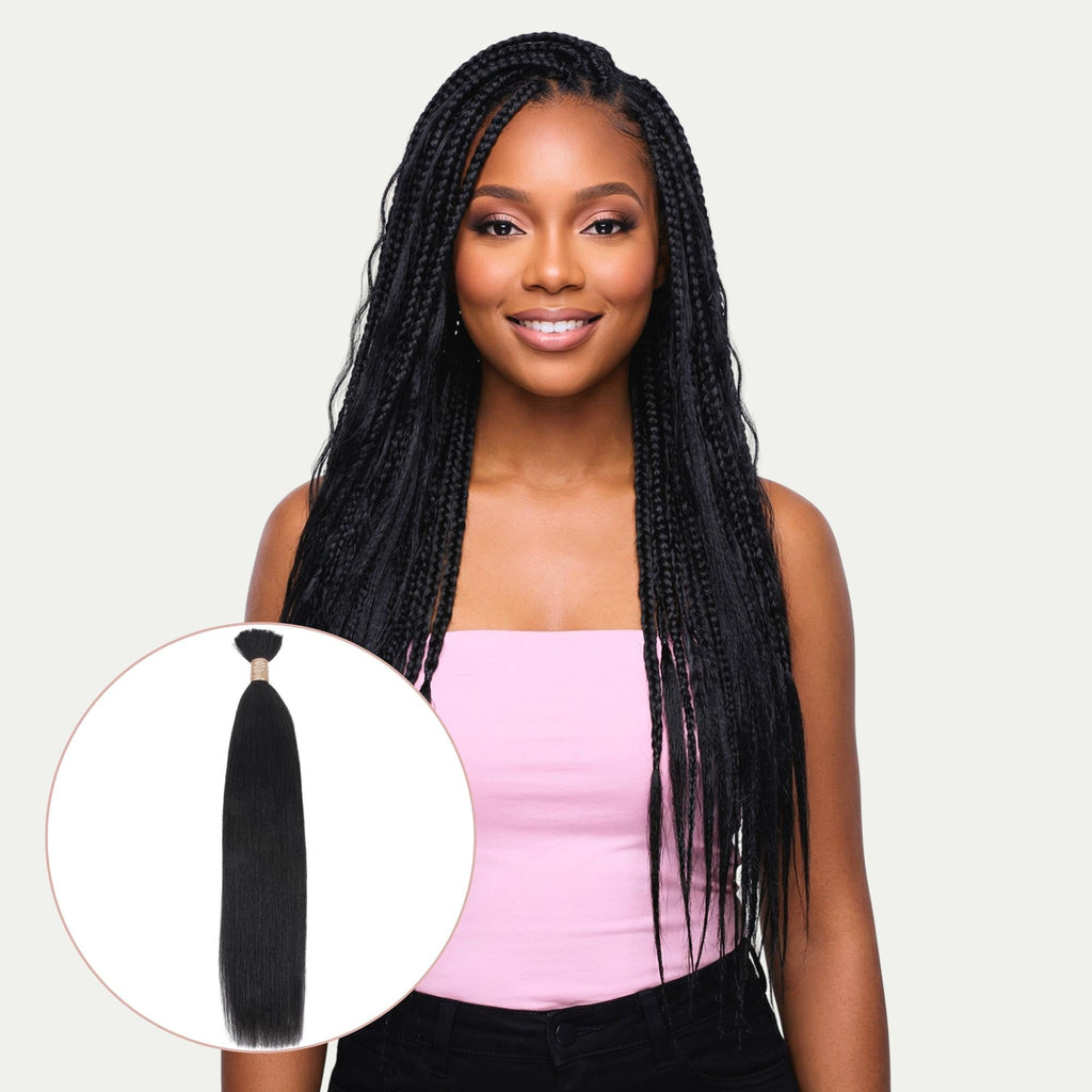 Pelo para trenzar Yaki Liso a Granel 100% Humano